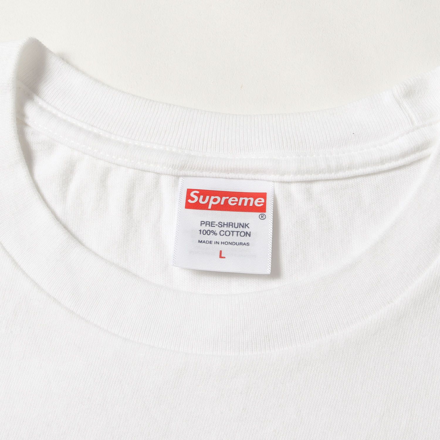 シュプリーム supreme トップス Tシャツ ホワイト SUPREME(シュプリーム) Small Box Logo L/S Tee スモール