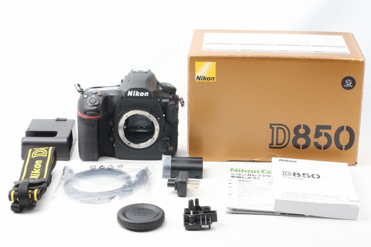 ニコン NIKON D850 ボディ 僅か3000ショット以下 完備 元箱 48717
