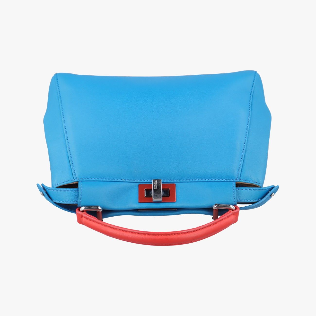 24SS【FENDI】フェンディグラフィミニ ライトブルーレザー 2way バイ ザ ウェイ セレリア ミニ カーフレザー ブルー | Fendi