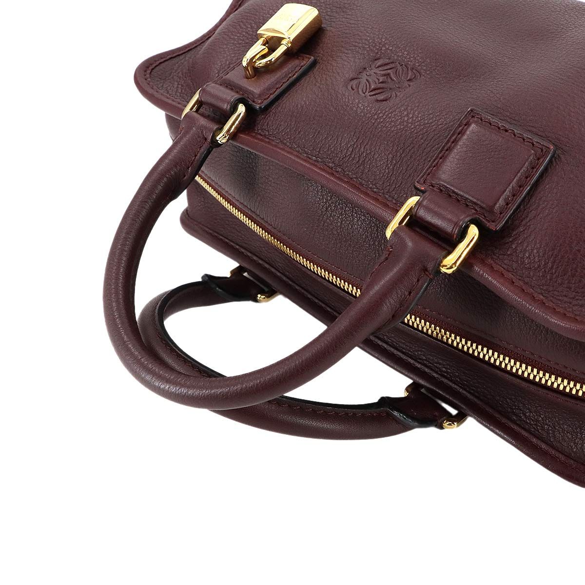 新品同様 ロエベ LOEWE アマソナ 28 ハンド バッグ レザー