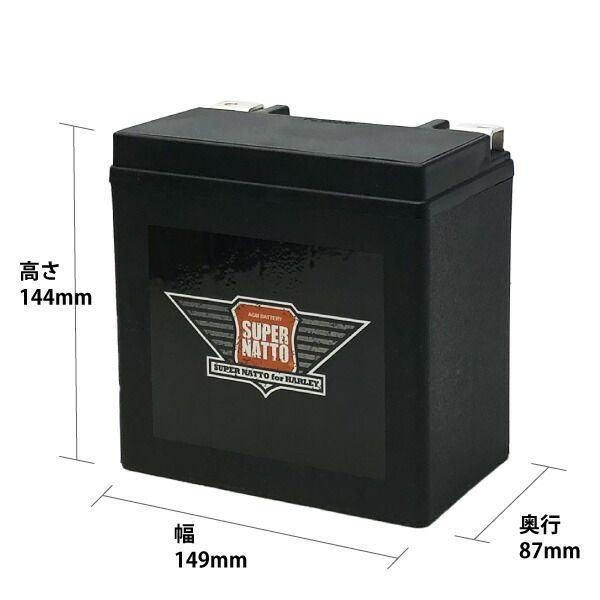 バッテリーテンダー800 充電器＋AGMバッテリー 65948-00S セット