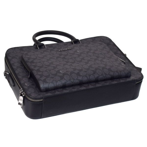 コーチ メンズ バッグ COACH コーティングキャンバス レザー