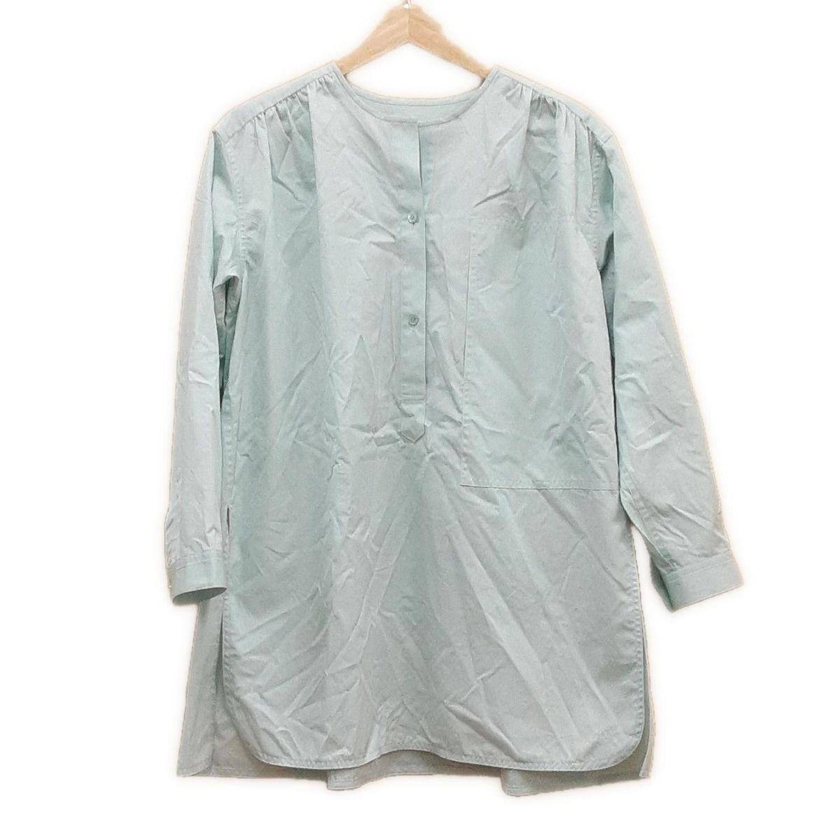 Drawer ドゥロワー　ホワイト 長袖ブラウス 38 美品！ Drawer ドゥロワー 今季24SS フリルリボンブラウス38 美品