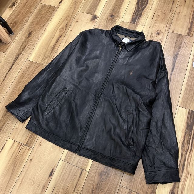 RalphLaurent/ラルフローレン】レザースウィングトップ - メルカリ