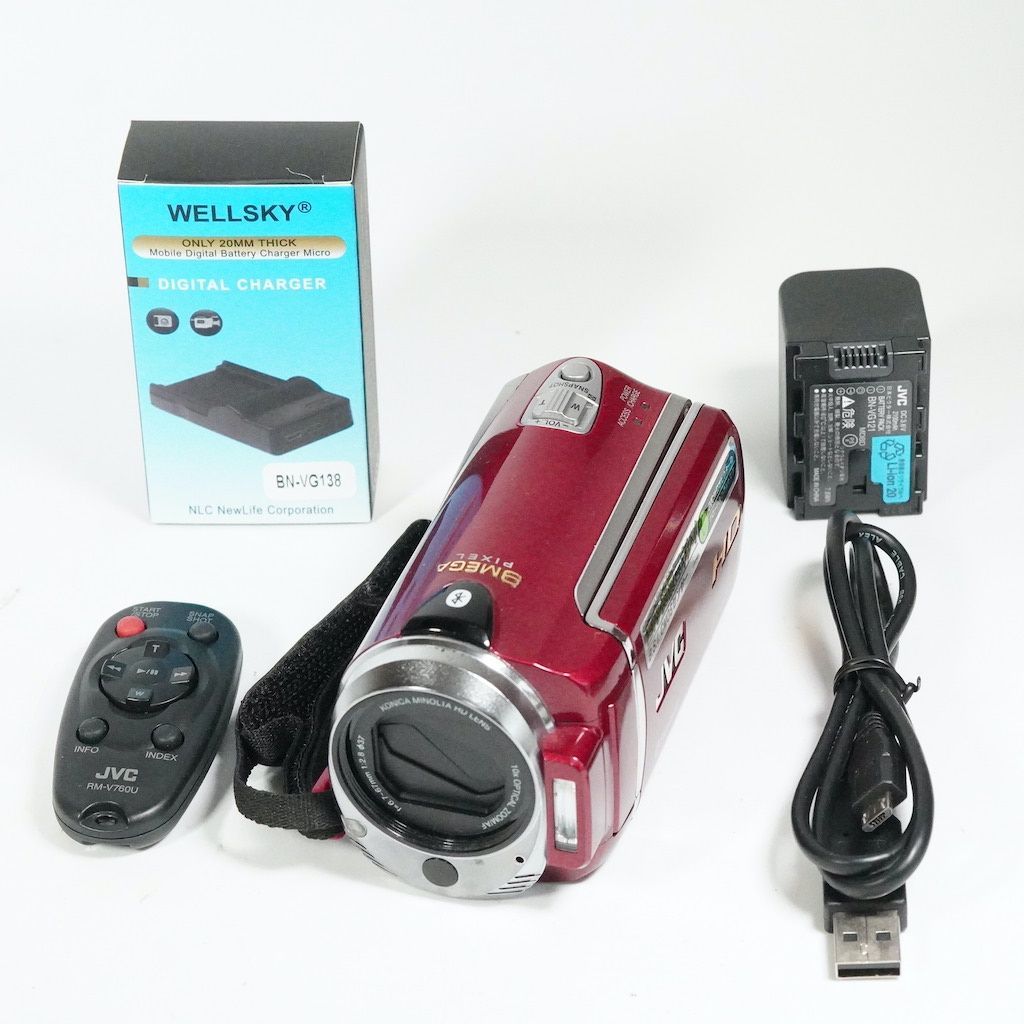 JVC Victor Everio GZ-HM570-R レッド 返金保証 |1737