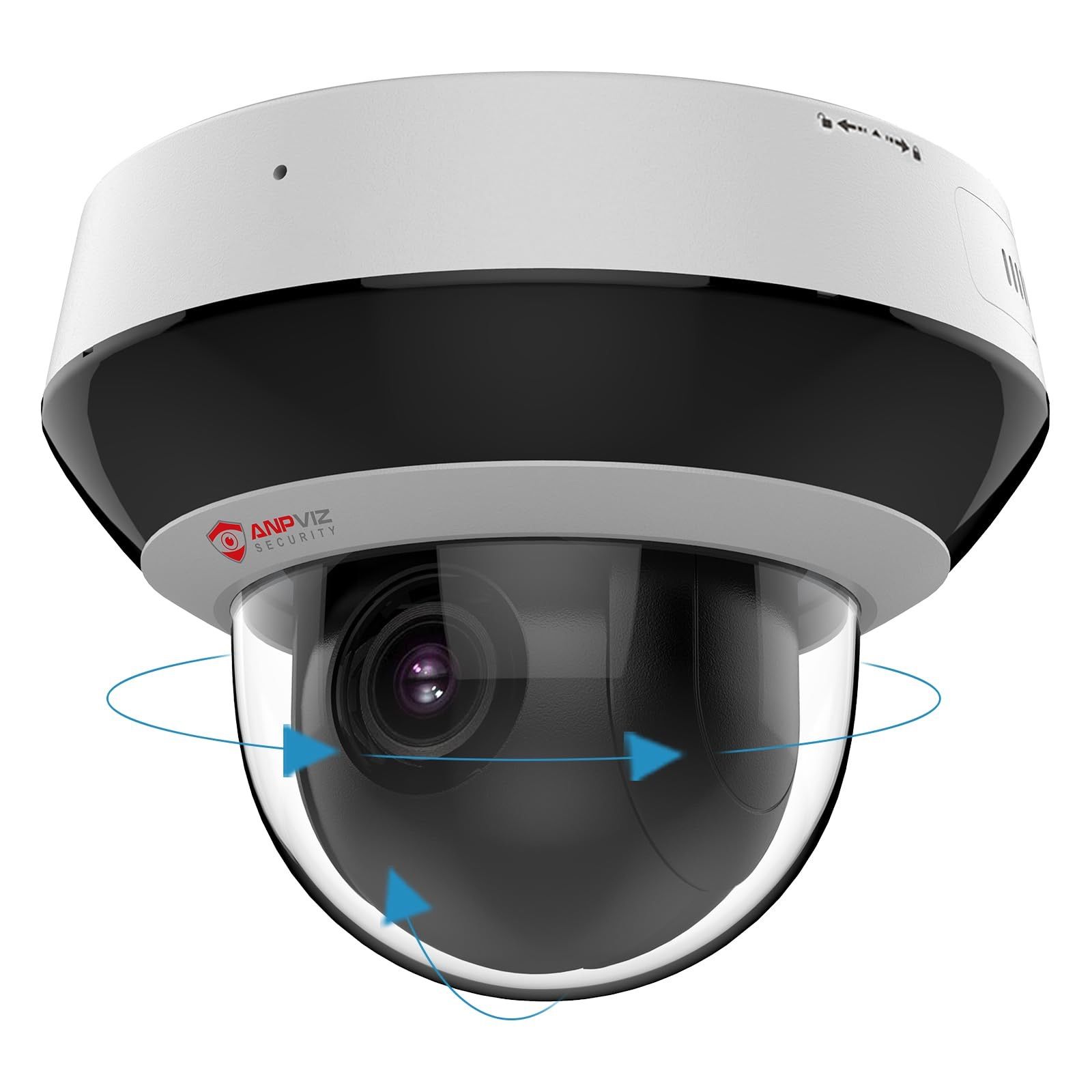 ANPVIZ 防犯カメラ PTZIP204WX4IR 4MP ミニPTZドームカメラ