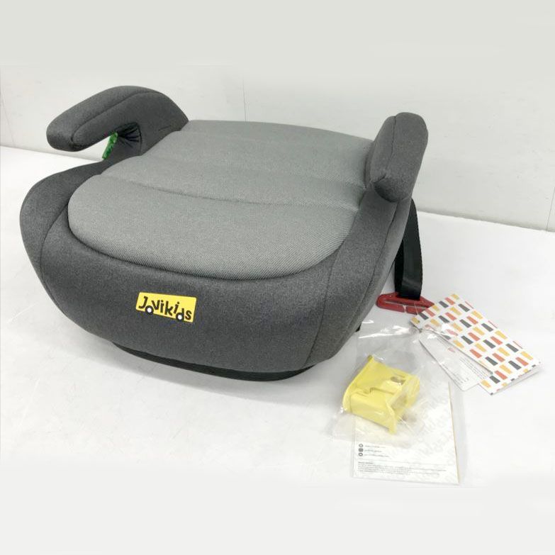 D6109◆ ジュニアシート ブースターシート ISOFIX R129適合 幼児 キッズ 125～150cm 車シート Jovikids グレー