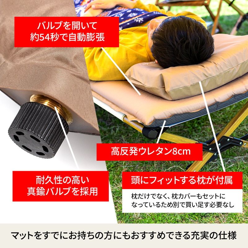 Hilander(ハイランダー)] 8cm コレクション インフレーターマットDX