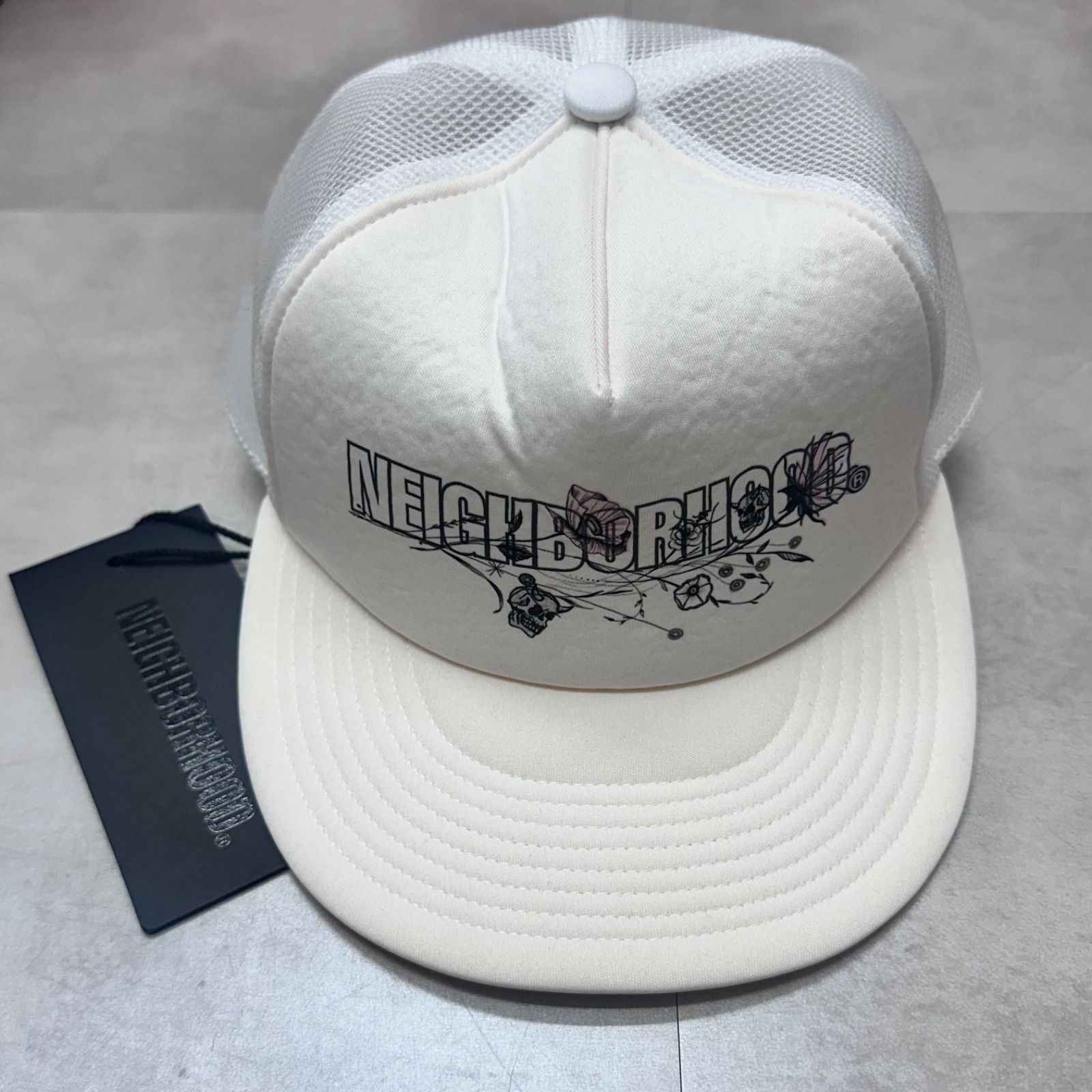 帽子 NEIGHBORHOOD NH X DR WOO . MESH CAP Dr. Woo Mesh Cap White – Slam Jam®