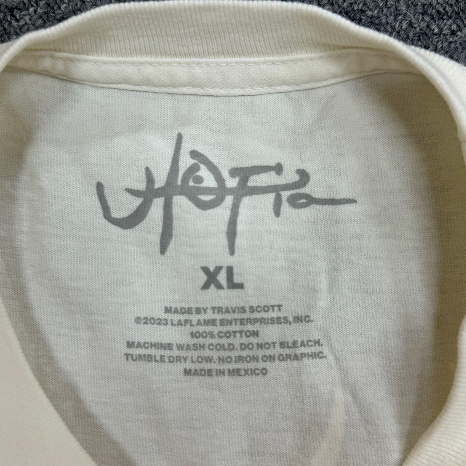 Travis Scott Utopia x SAINT Michael 23SS 1A Tee プリント クルー 