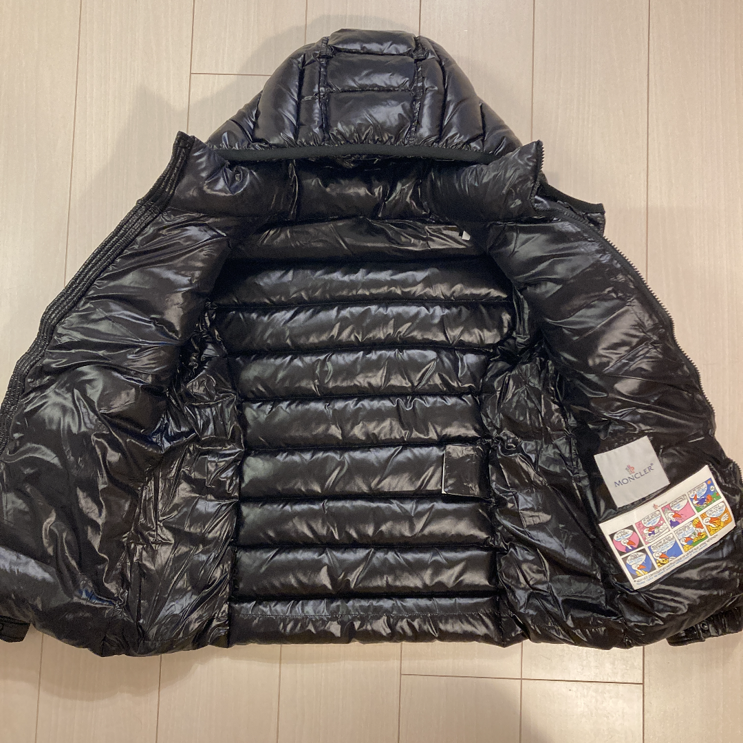 当店限定販売】 MONCLER レザーダウンショルダーバッグ ブラック (明石