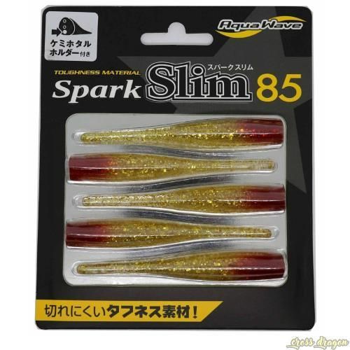 新着商品】#S17 / レッドゴールド コーモラン(CORMORAN) ワーム アクアウェーブ スパークスリム 85 85mm レッドゴールド  #S17 ルアー - メルカリ