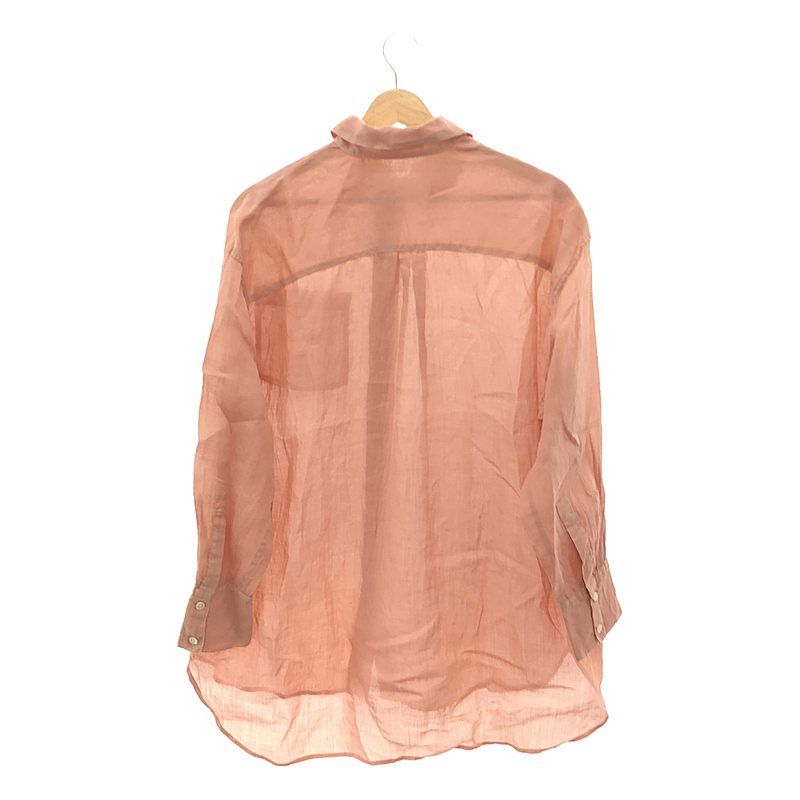 ウィムガゼット　リネンシャツ　2024SS 美品】 Whim Gazette / ウィムガゼット | 2024SS | リネン