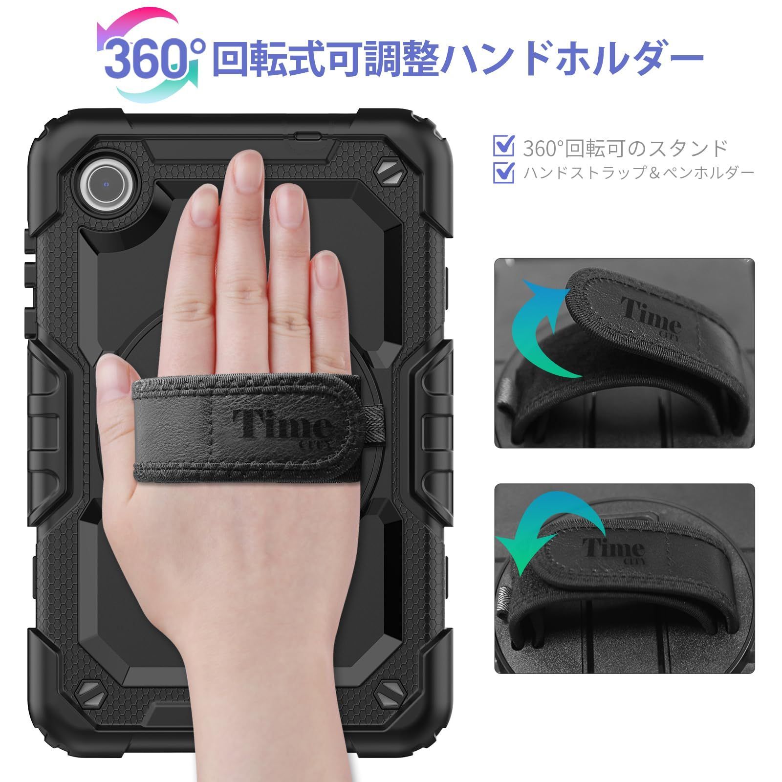 耐衝撃 1メートルテスト 頑丈 防塵 超便利 ケース 使いやすい 保護フィルム スタンド Gen 紐付き ペンホルダー PC製 4 th シリコン製 ぴったり M 8 い Lenovo Lenov