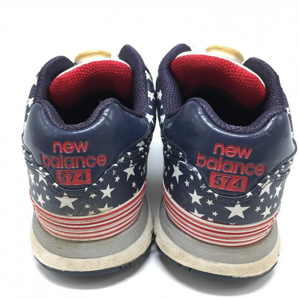 ★SALE10％OFF★ニューバランス ゴルフシューズ ネイビー×白 星 WGB574US BOA  レディース 25 ゴルフウェア New Balance