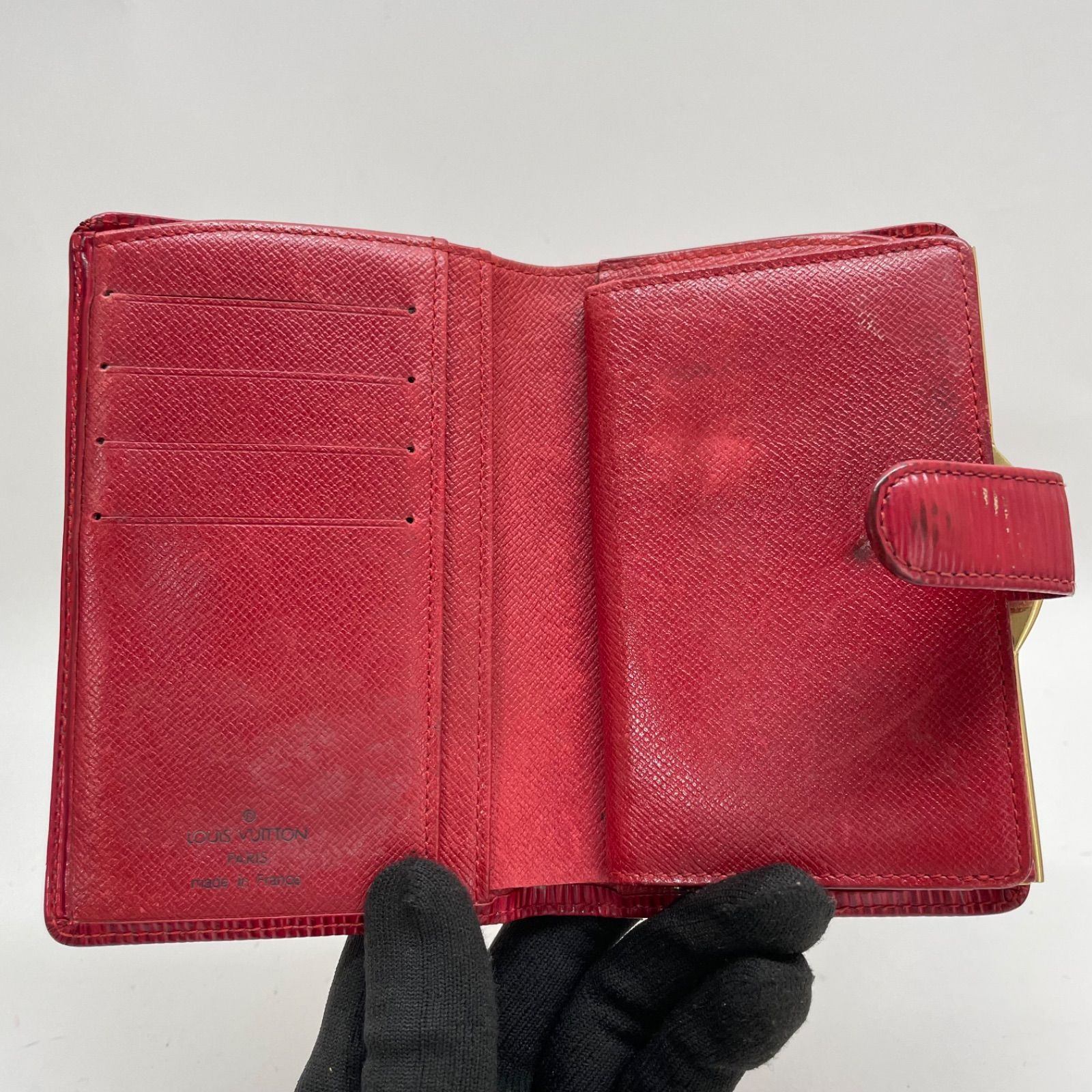 2284 LOUIS VUITTON ルイヴィトン エピ レッド ヴィエノワ