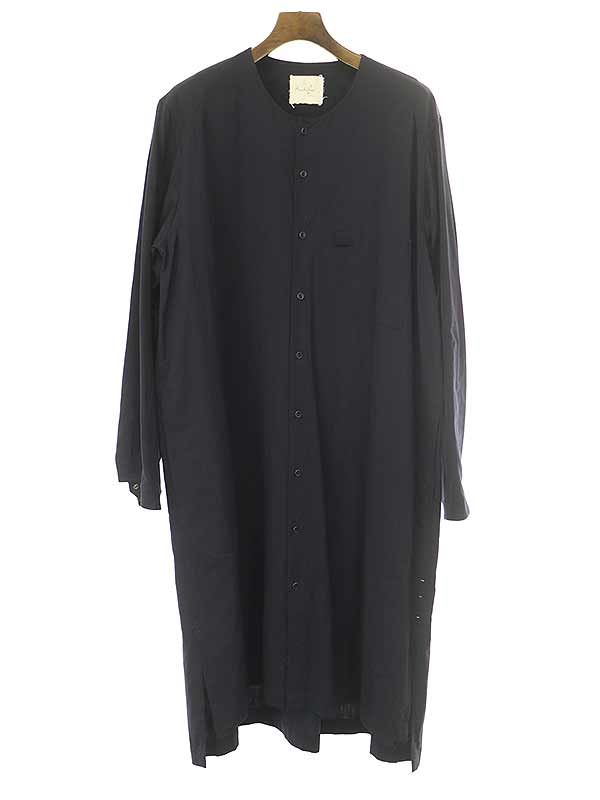 Araki Yuu アラキユウ 22SS No Collar Sleep Shirt ノーカラースリープ