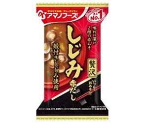 アマノフーズ フリーズドライ いつものおみそ汁贅沢 しじみ 赤だし 10食×6箱入× 2ケース ｜ 一般食品 インスタント食品 味噌汁 即席