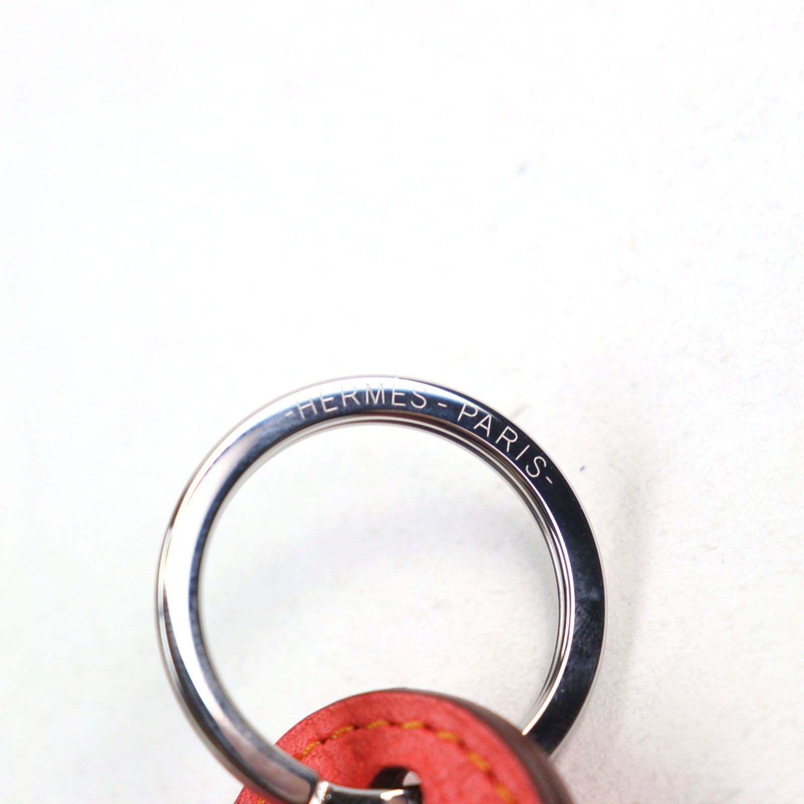 未使用品○HERMES エルメス プティアッシュ 象 レザー ルージュクー