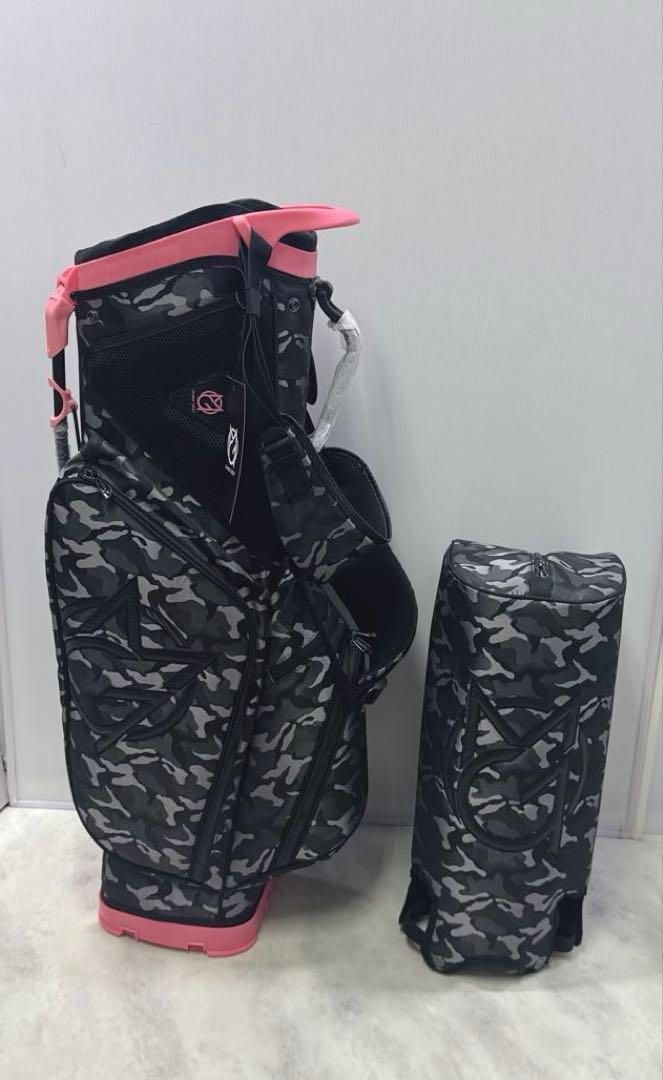 新品未使用 オムニックス スタンドバッグ カモ/ピンク 8.5型 新品未使用 オムニックス スタンドバッグ カモ/ピンク 8.5型 - メルカリ