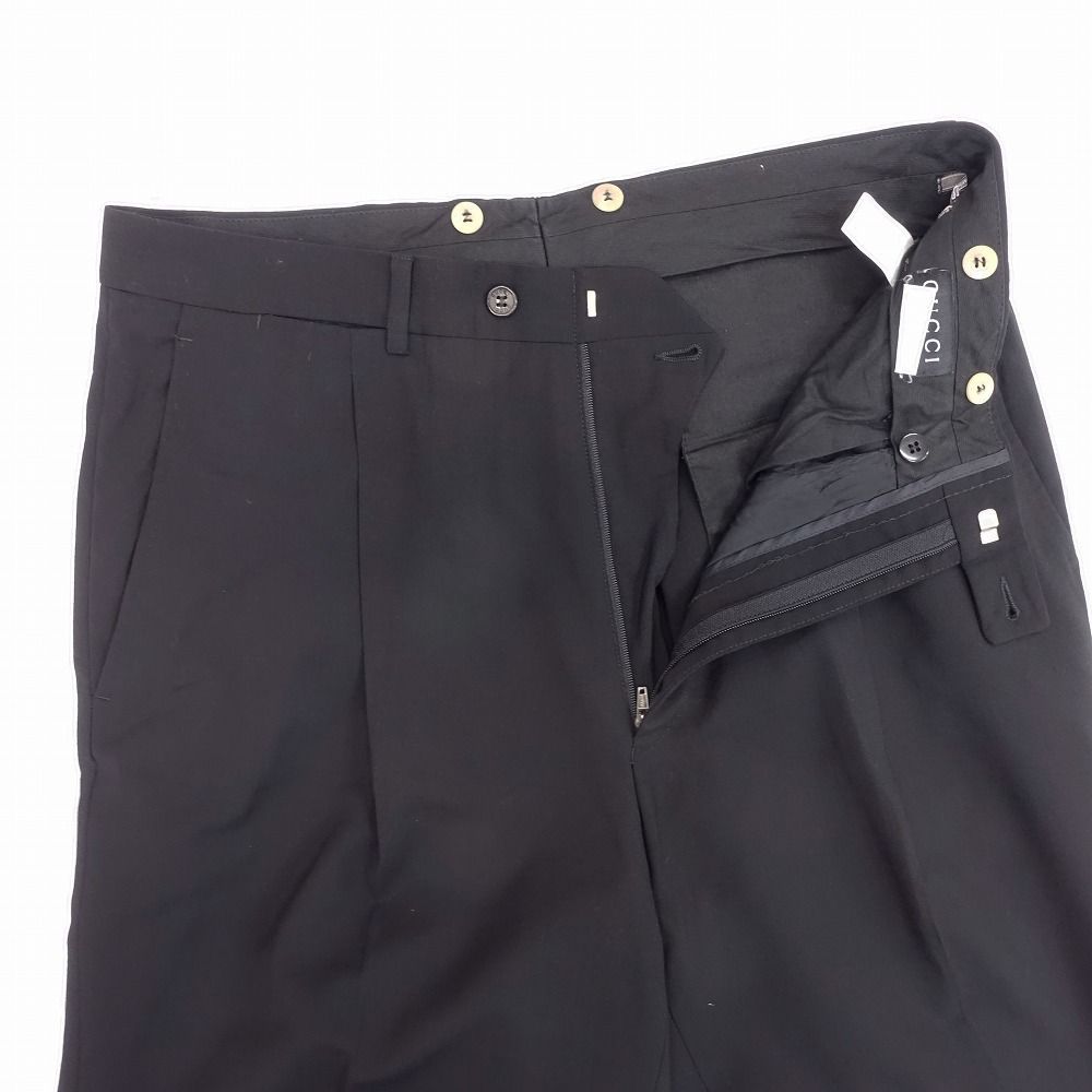 GUCCI OLD ウールスラックス カーゴパンツ イタリア製 トムフォード期 GUCCI OLD ウールスラックス カーゴパンツ イタリア製 トム