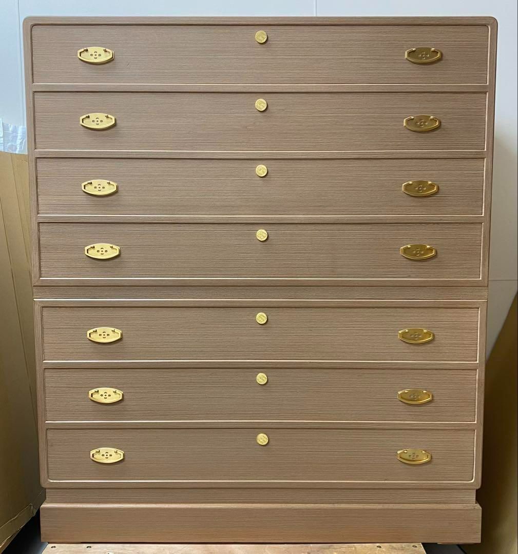 桐匠 豊栄作 薫風 大阪泉州桐箪笥 7段 伝統工芸士