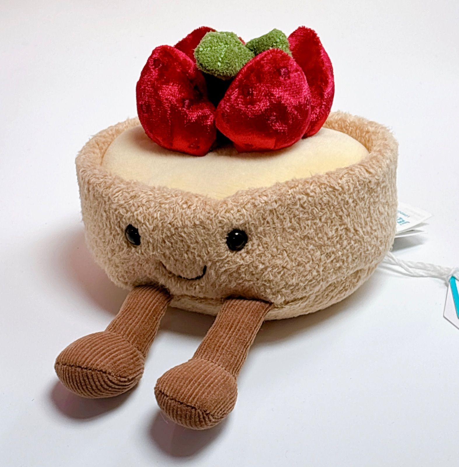 新品 ジェリーキャット Jellycat ストロベリータルト ぬいぐるみ 袋
