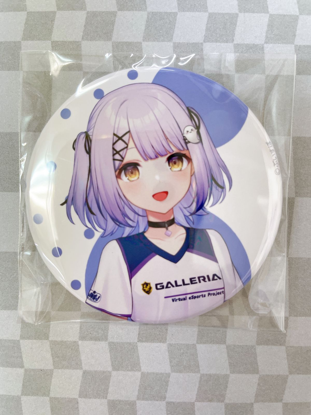 特典 紫宮るな オリジナル缶バッジ GALLERIA ぶいすぽっ! ガレリア コラボ ドスパラ - メルカリ