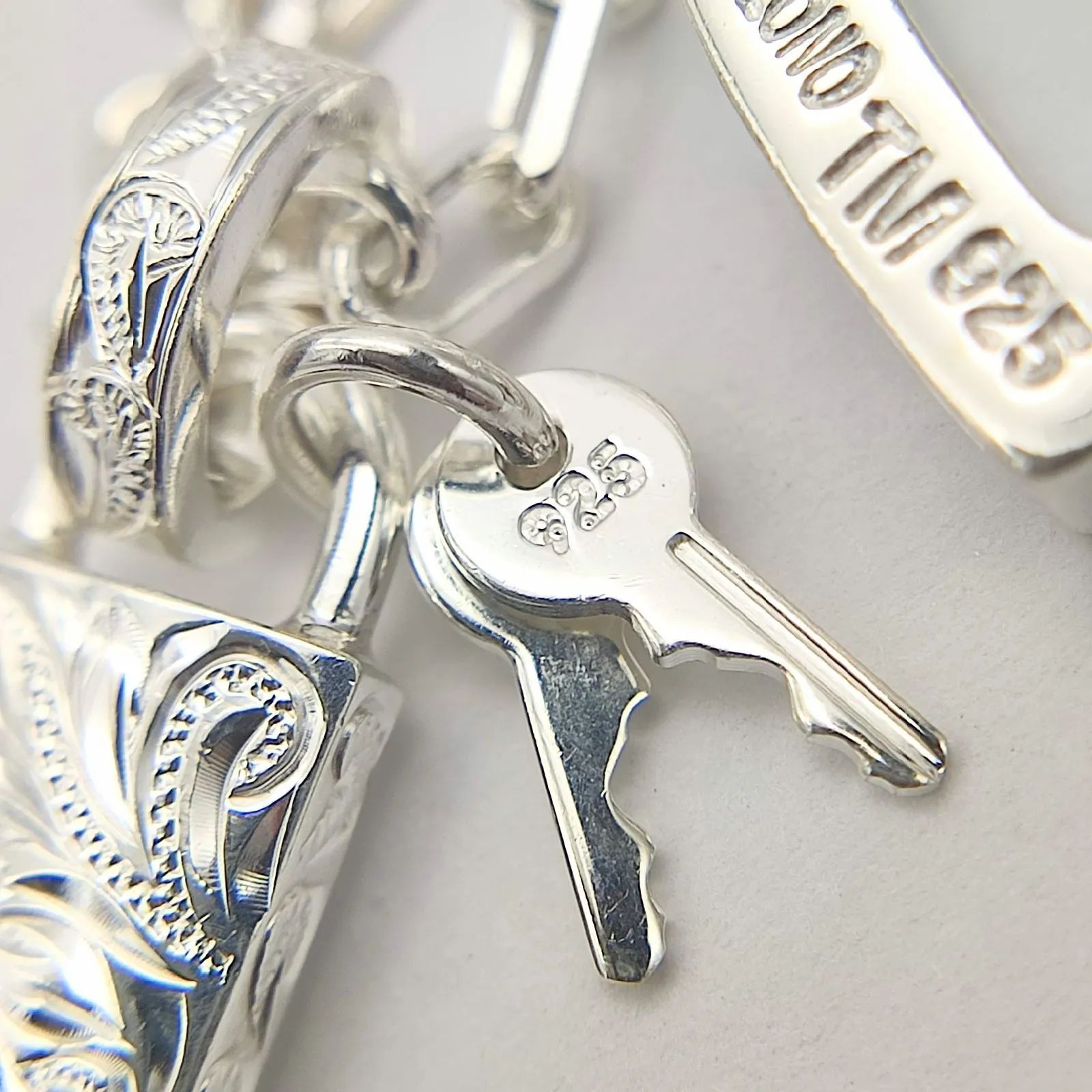 美品】LONO ロノ ハワイアンジュエリー オープンハートキー