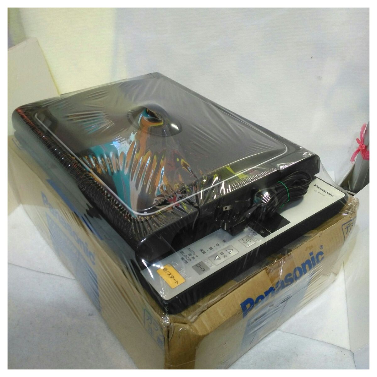 動作確認済】【中古】ゴム足1つ欠品 パナソニック IH調理器 ブラック