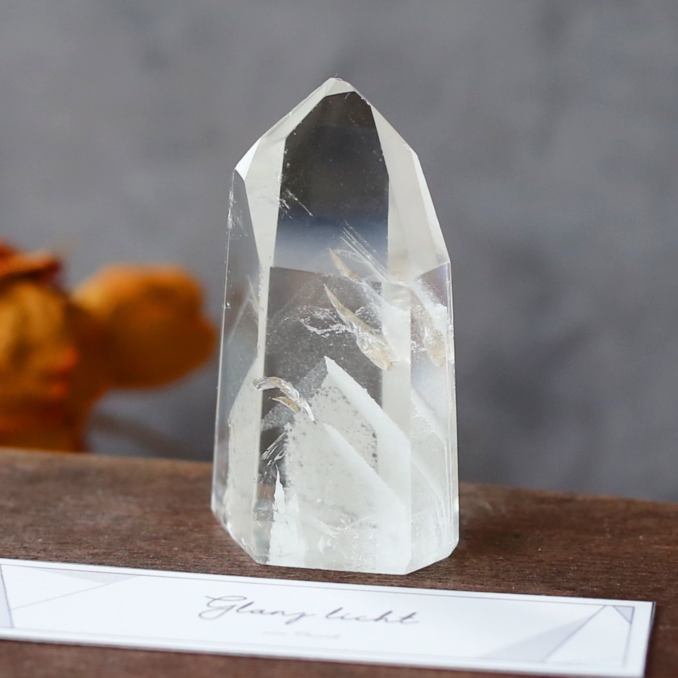 【龍脈水晶✨】ホワイトファントム　千層水晶　ポイント　クリスタル　原石 龍脈水晶✨】ホワイトファントム ガーデンクォーツ ポイント 千