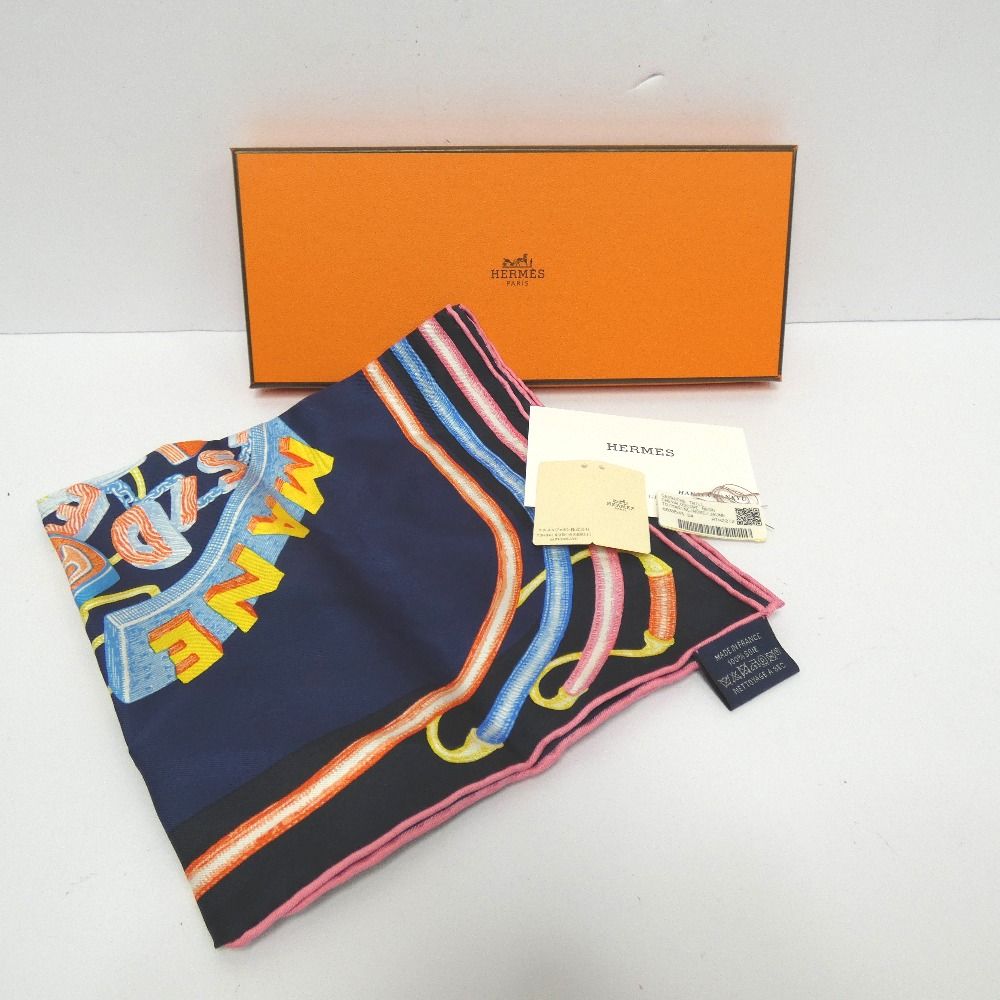 Dz780202 エルメス スカーフ シュヴァロスコープ ネオン
