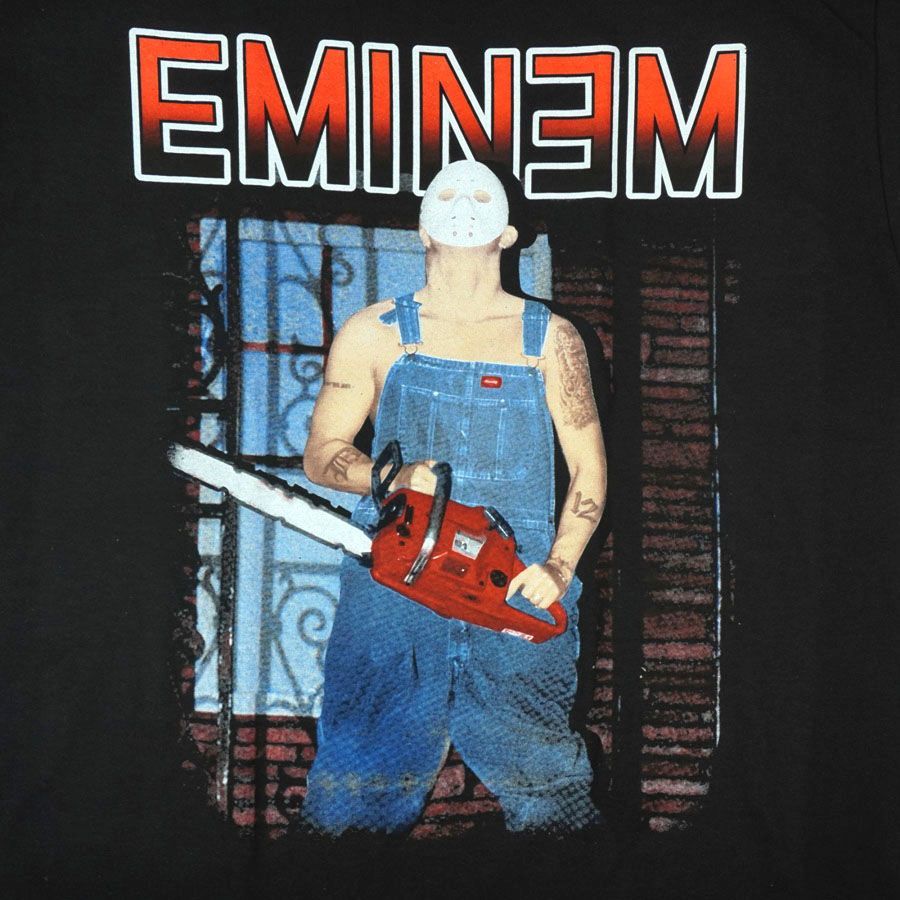 メンズ Tシャツ EMINEM TEE エミネム ジェイソン マスク Tシャツ