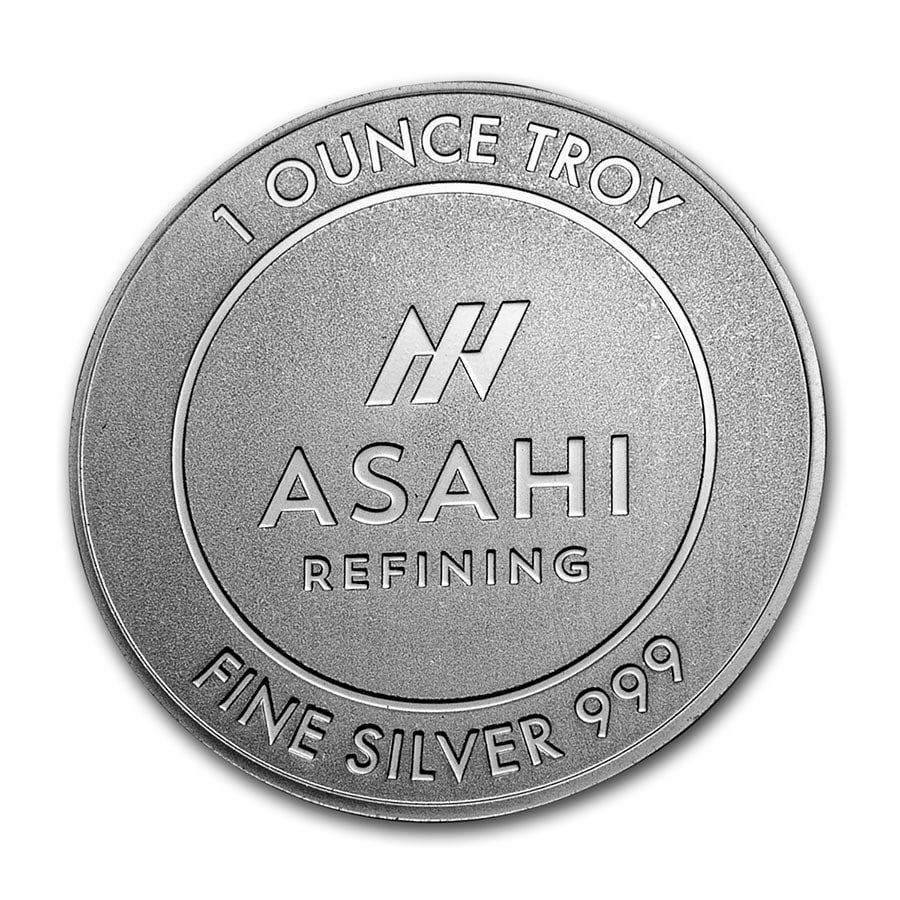 31.1グラム (新品) アメリカ 「ASAHI・アサヒ」純銀 1オンス メダル