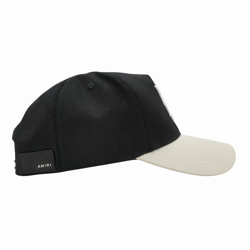 極美品 24AW アミリ AMIRI MA Logo Canvas Cap ロゴ キャンバス