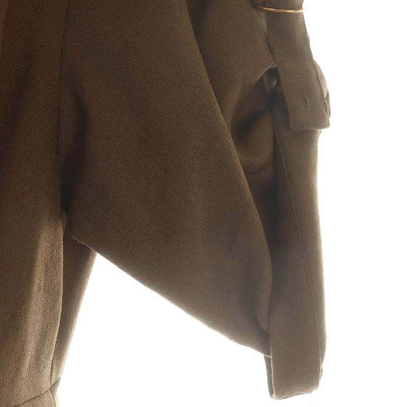 グレースクラス GRACE Class 24SS リネンタッチサファリドレス  