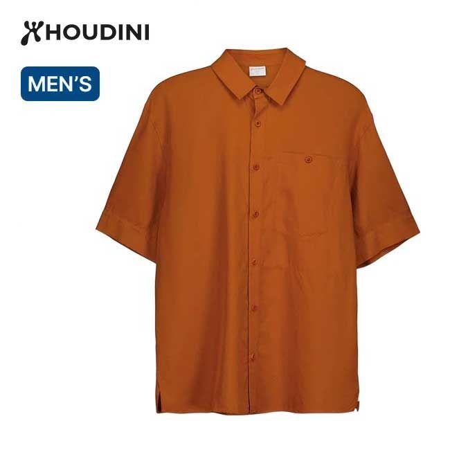 HOUDINI フーディニ ツリーショートスリーブシャツ メンズ シナモンブラウン