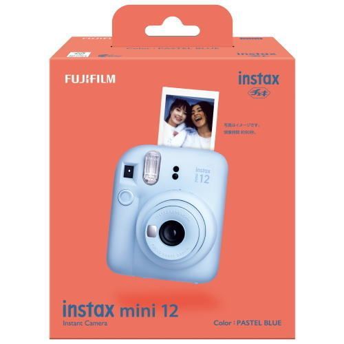 フィルム40枚付】富士フィルム チェキ12 instax mini12 パステルブルー 