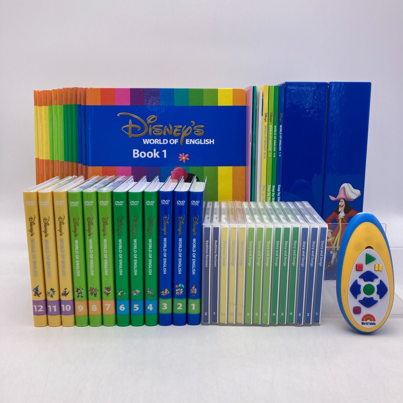 9冊セット ディズニー 英語 朗読 CD ワールドファミリー 英語絵本