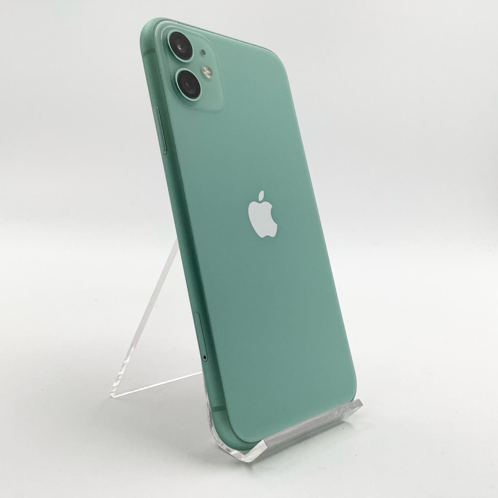 【全額返金保証】【最速発送】Apple iPhone 11 64GB グリーン docomo SIMフリー 超美品 動作確認済 88% 白ロム