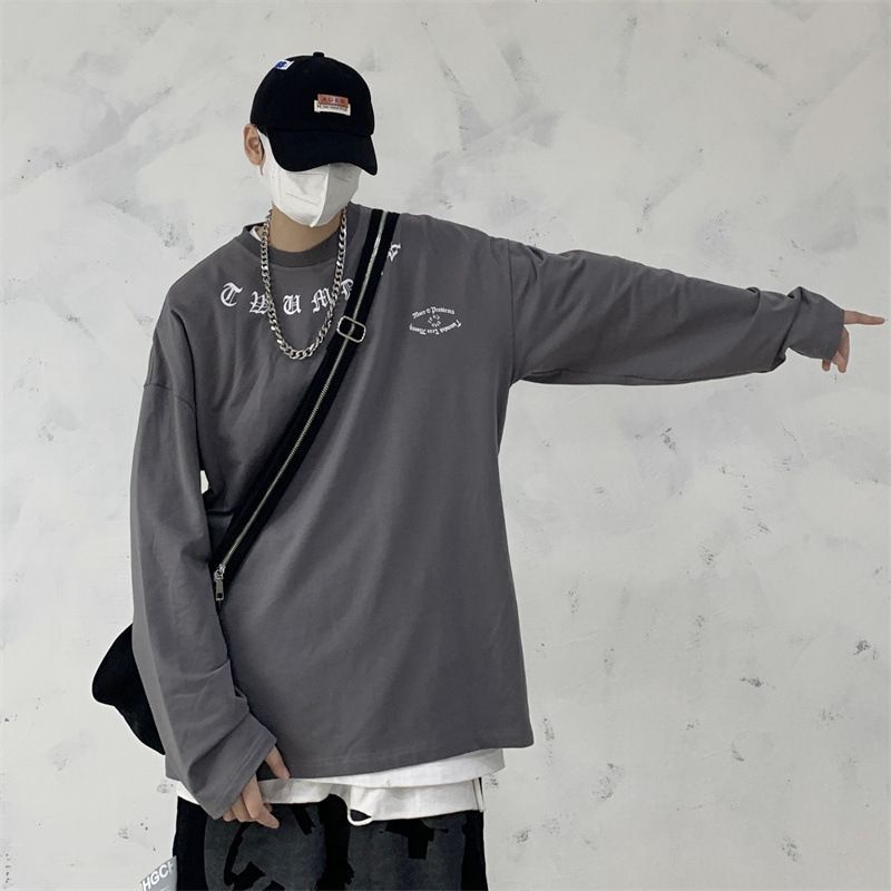 Tシャツ ロンT バックプリント ストリート ダンス 衣装 Y2K