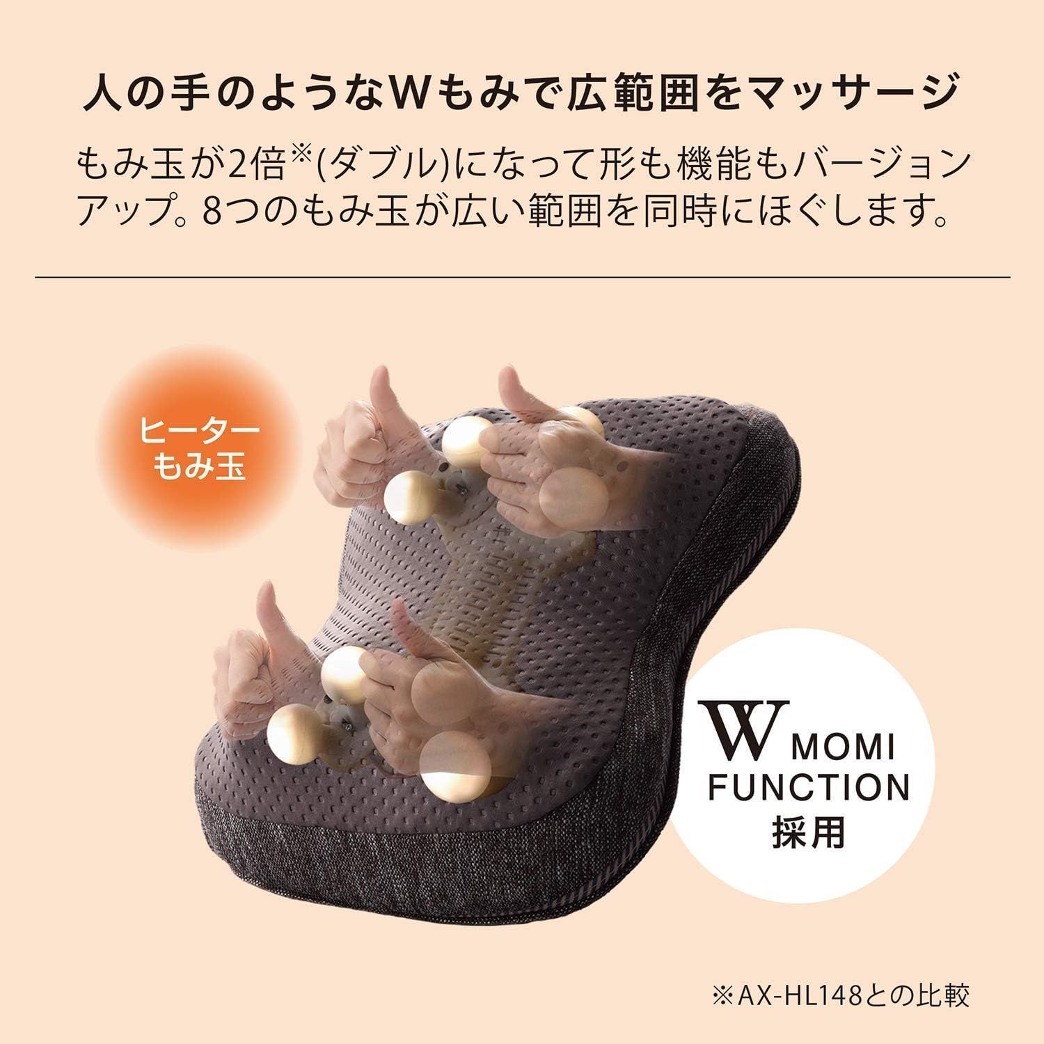 マッサージクッション ダブルもみスリム