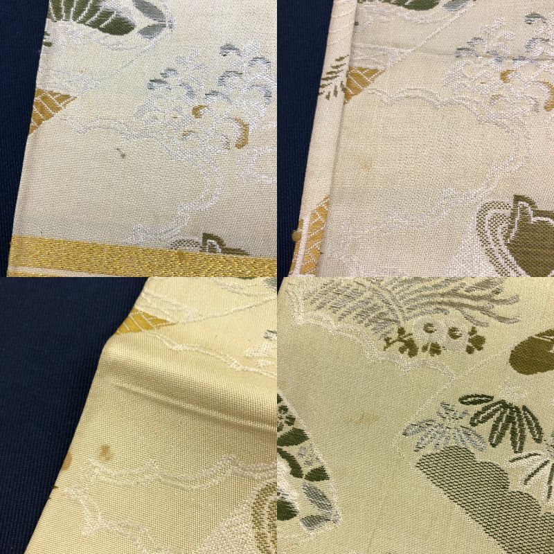 丸帯 正絹 アンティーク リバーシブル 昭和レトロ[あD911] - メルカリ