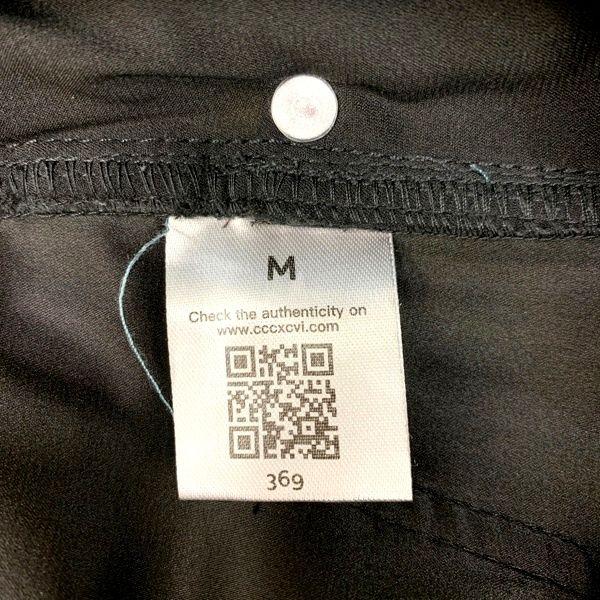 Three six 9ine 369 アイレットパンツ レザーパンツ 革パン 穴