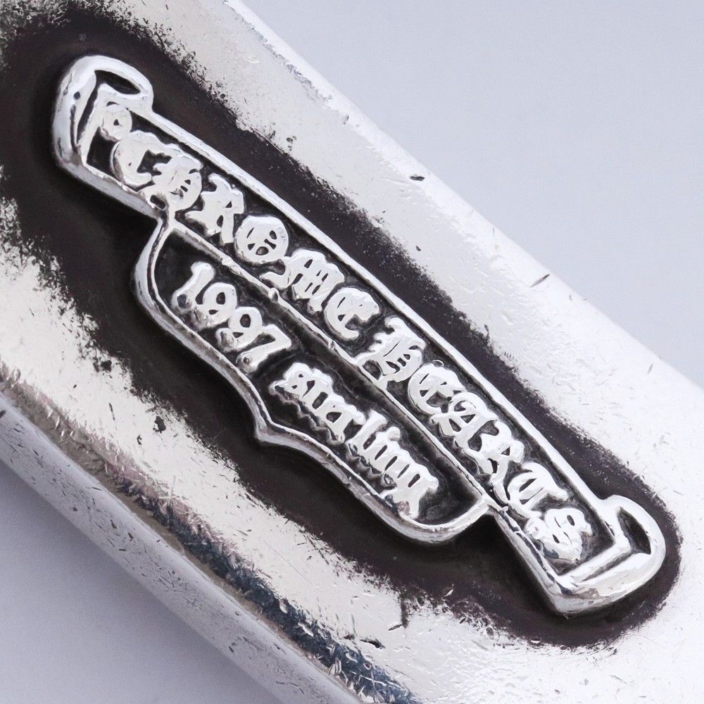 クロムハーツ　フローラルIDブレスレット 12リンク　純正ダイヤ　パヴェ CHROME HEARTS クロムハーツ フローラルクロス IDブレスレット