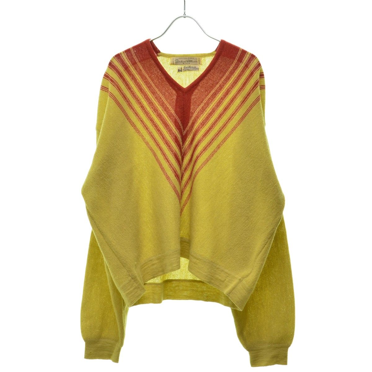 【BenhardAltmann】50s アルパカ Vネック長袖ニットセーター BenhardAltmann】50s アルパカ Vネック長袖ニットセーター - メルカリ