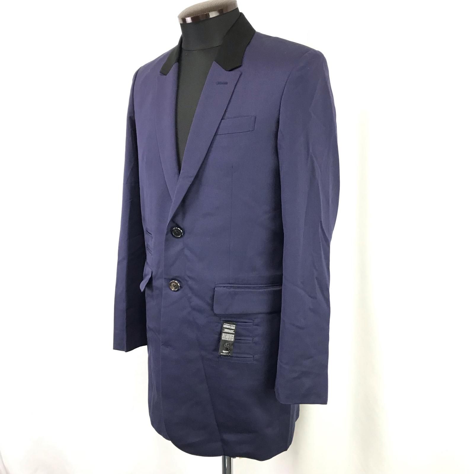 日本製/美品★SHAREEF【シャリーフ】 ロング/テーラードジャケット【1/メンズS程度/ネイビー/navy】定価7万円以上/アウター/ブレザー/Jacket/Jumper◆BJ052-b 日本製/美品☆SHAREEF【シャリーフ】 ロング/テーラードジャケット【1