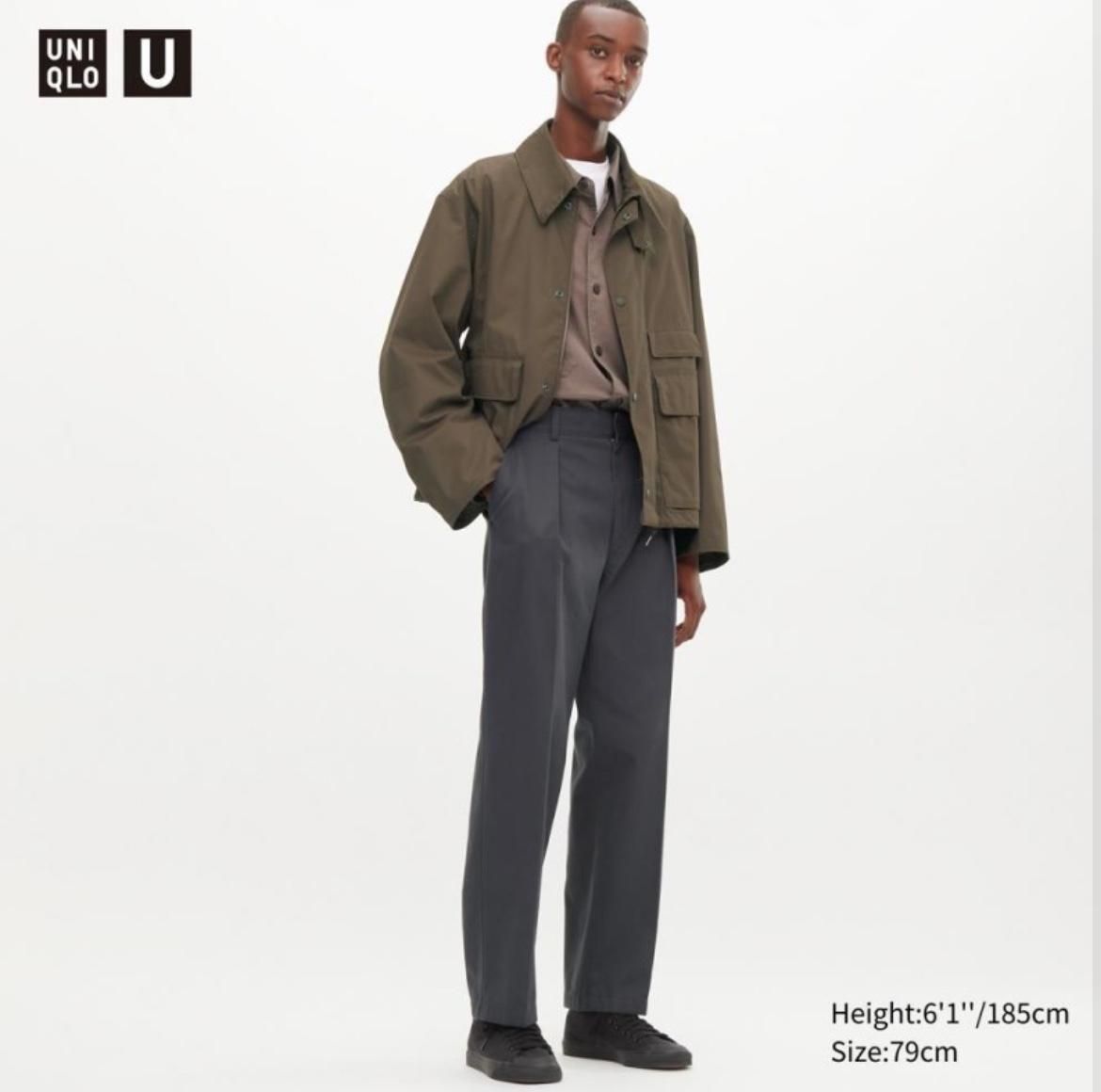 【雷市場（ポンジャン）商品韓国直送】UNIQLO(ユニクロ) u タックテーパー チノ 85