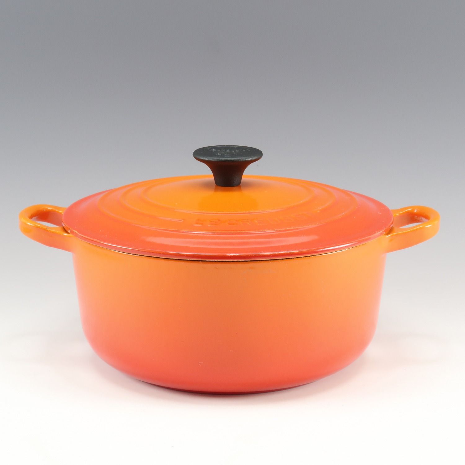 LE CREUSET】ル・クルーゼ ココット ロンド 20cm オレンジ _ - メルカリ
