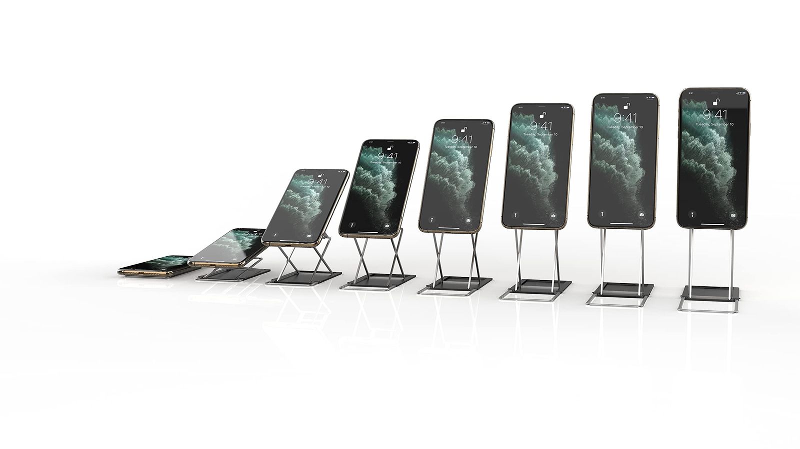 M 人間工学に基づくスマートフォン|タブレット用スタンド